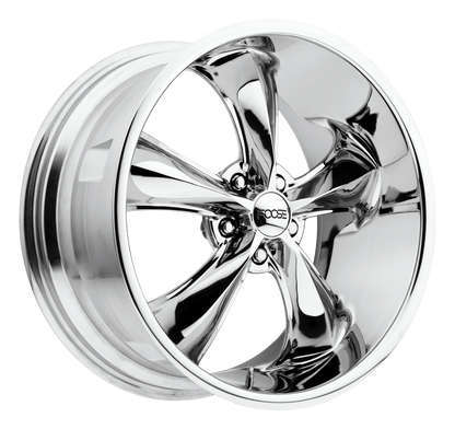 Set of 4: Foose F105 Legend Wheel, 20x8.5 +35 Offset 5x120, Chrome Plated - F105208521+35