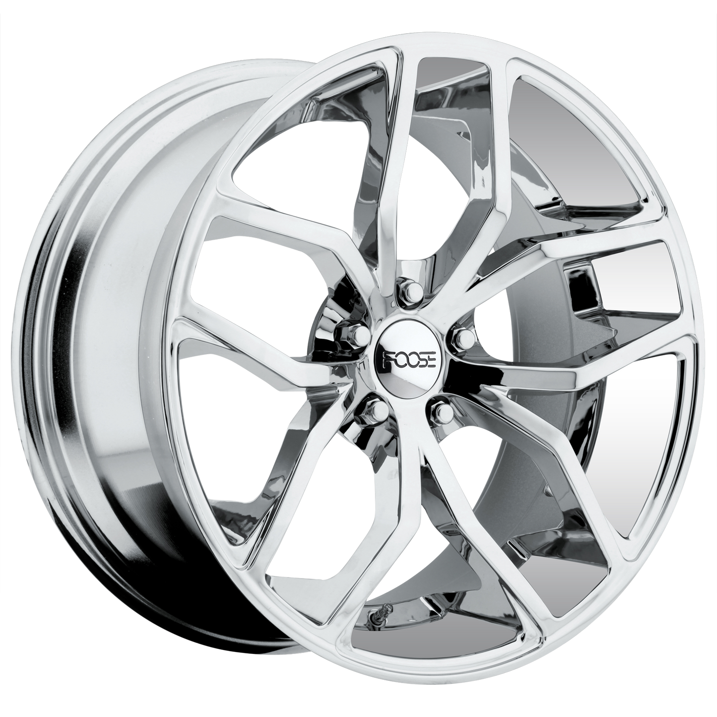 Foose F148 Outcast Wheel, 20x8.5 +35 Offset 5x120, Chrome Plated - F148208521+35
