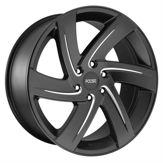 FOOSE F167 BODINE MATTE BLACK MILLED
