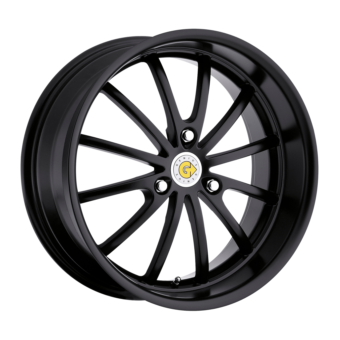 Genius Darwin Wheel, 17x7.5 +26 Offset 3x112, Matte Black - 1775GED263112B57