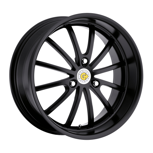 Genius Darwin Wheel, 15x6.5 +22 Offset 3x112, Matte Black - 1565GED223112B57