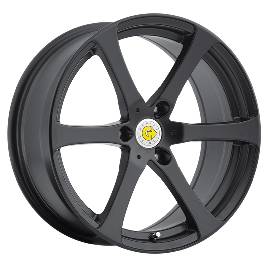 Genius Newton Wheel, 17x6.5 +22 Offset 3x112, Matte Black - 1765GEN223112B57