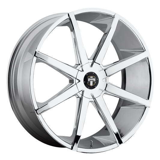 DUB S111 Push Wheel, 24x9.5 +25 Offset 6x135/6x139.7, Chrome Plated - S111249597+25