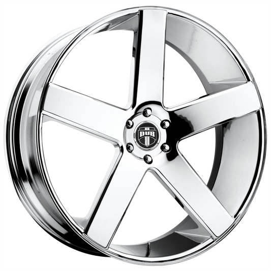 Set of 4: DUB S115 Baller Wheel, 22x9.5 +19 Offset 6x139.7, Chrome Plated - S115229584+19