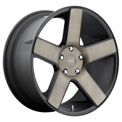 DUB S116 Baller Wheel, 22x9.5 +13 Offset 5x115, Matte Black Double Dark Tint - S116229590+13