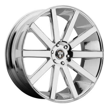 Set of 4: DUB S120 Shot Calla Wheel, 28x10.0 +30 Offset 6x135, Chrome Plated - S120280089+30