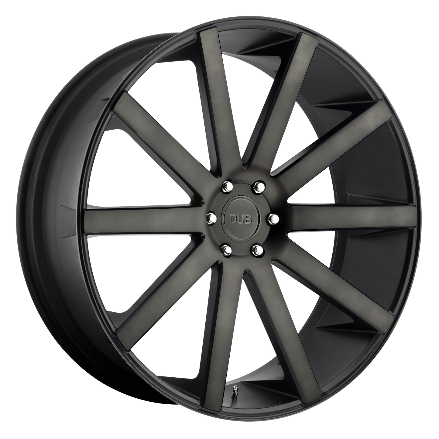 DUB S121 Shot Calla Wheel, 30x10.0 +30 Offset 6x139.7, Matte Black Double Dark Tint - S121300077+30