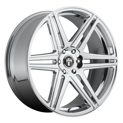 DUB S122 Skillz Wheel, 22x9.5 +30 Offset 6x139.7, Chrome Plated - S122229577+30