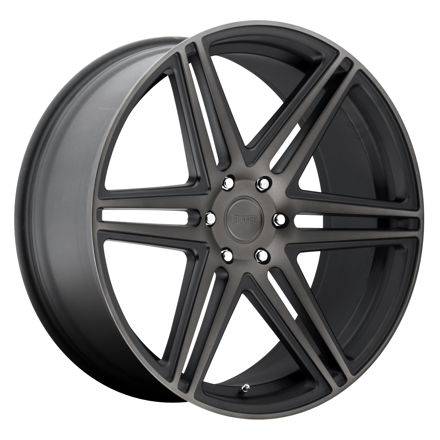 DUB S123 Skillz Wheel, 22x9.5 +30 Offset 6x139.7, Matte Black Double Dark Tint - S123229577+30