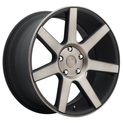 DUB S127 Future Wheel, 22x9.5 +19 Offset 6x139.7, Matte Black Double Dark Tint - S127229584+19