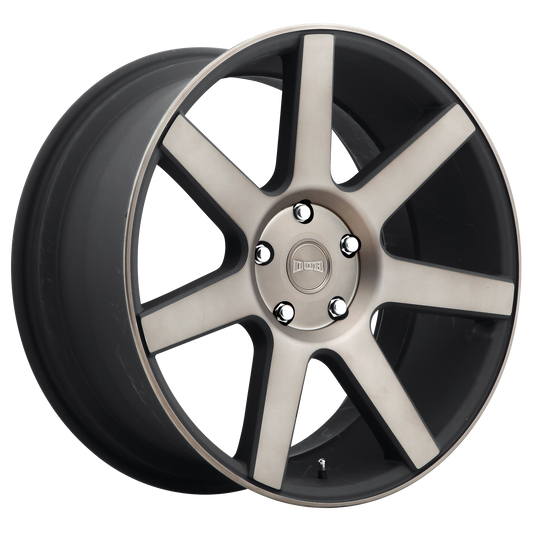 DUB S127 Future Wheel, 22x9.5 +19 Offset 6x139.7, Matte Black Double Dark Tint - S127229584+19