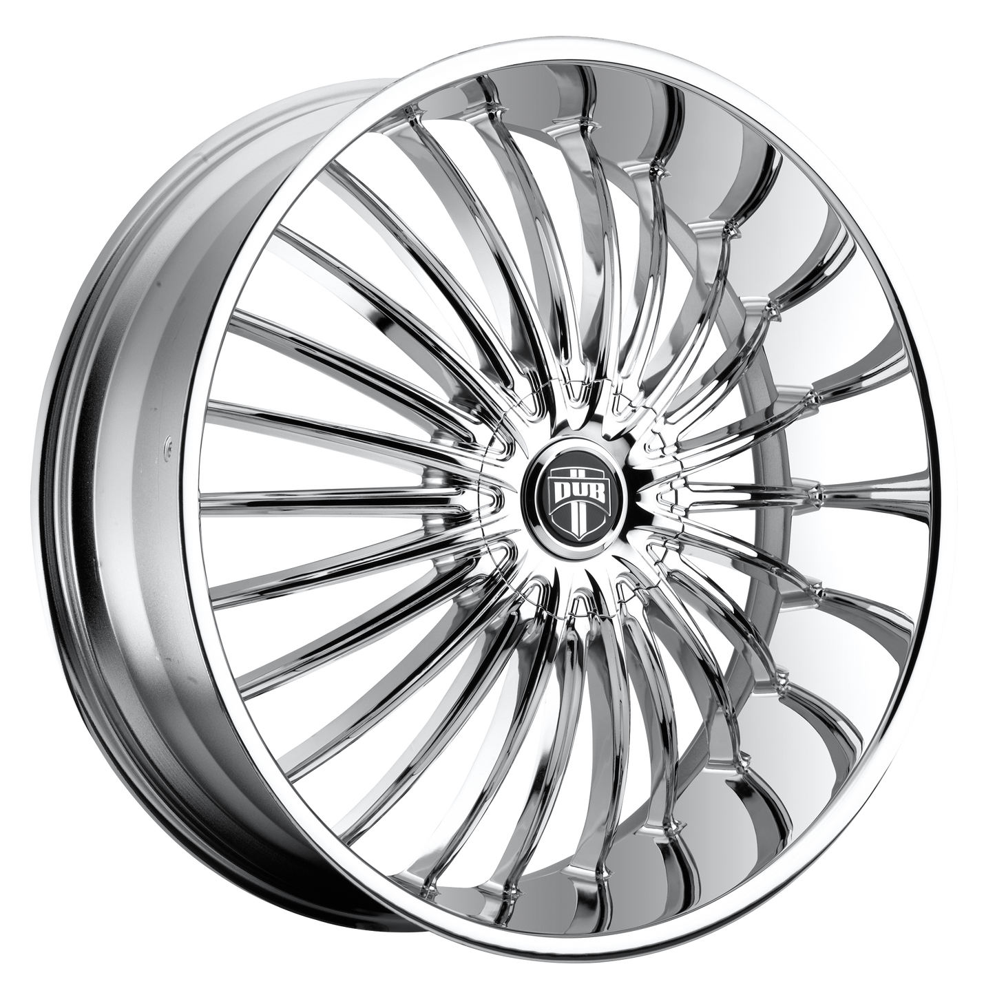 DUB S140 Suave Wheel, 28x10.0 +30 Offset 6x135/6x139.7, Chrome Plated - S140280097+30