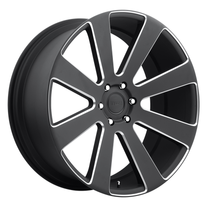 DUB S187 8-BALL MATTE BLACK MILLED