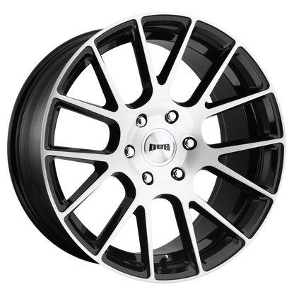 DUB S206 LUXE GLOSS BLACK BRUSHED