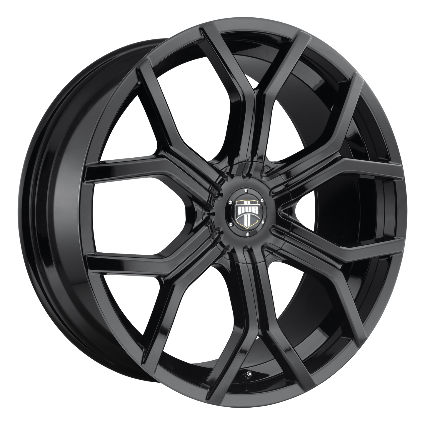 DUB S208 Royalty Wheel, 22x9.5 +30 Offset 6x120/6x132, Gloss Black - S2082295F9+30