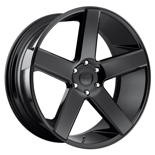 Set of 4: DUB S216 Baller Wheel, 24x10.0 +20 Offset 5x120, Gloss Black - S216240021+20