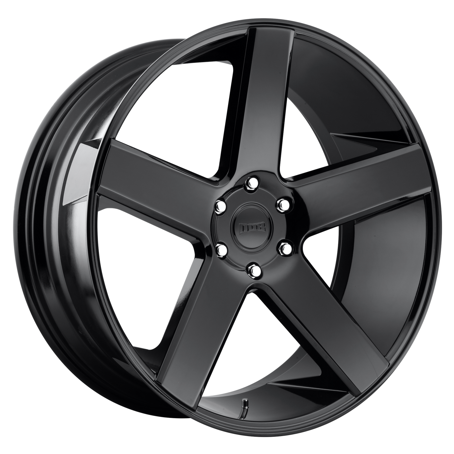 Set of 4: DUB S216 Baller Wheel, 22x9.0 +15 Offset 5x115, Gloss Black - S216229090+15