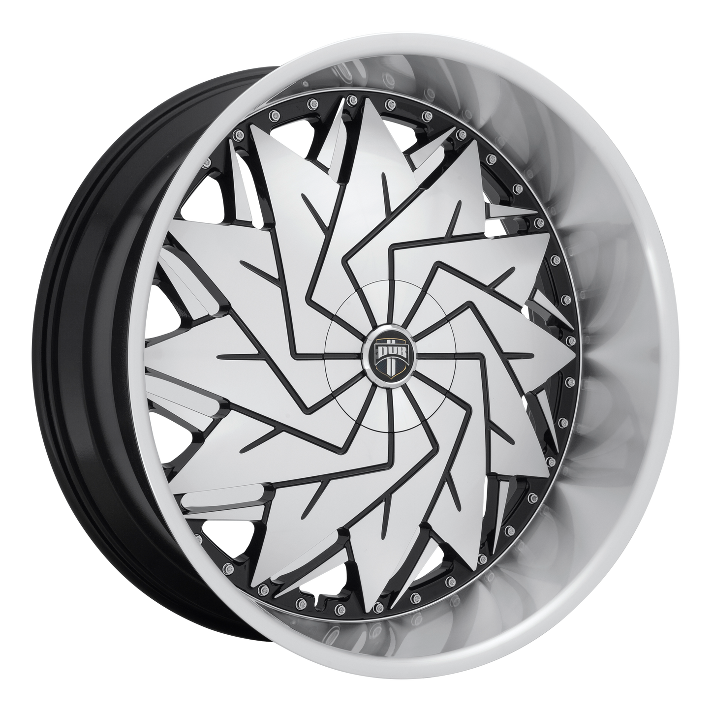 DUB S234 DAZR GLOSS BLACK MACHINED