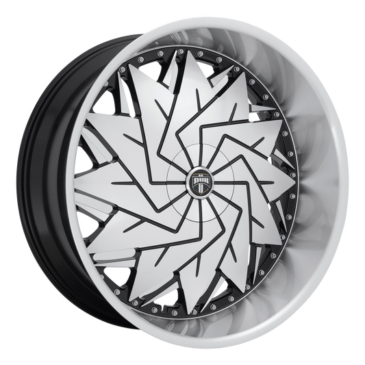 DUB S234 DAZR GLOSS BLACK MACHINED