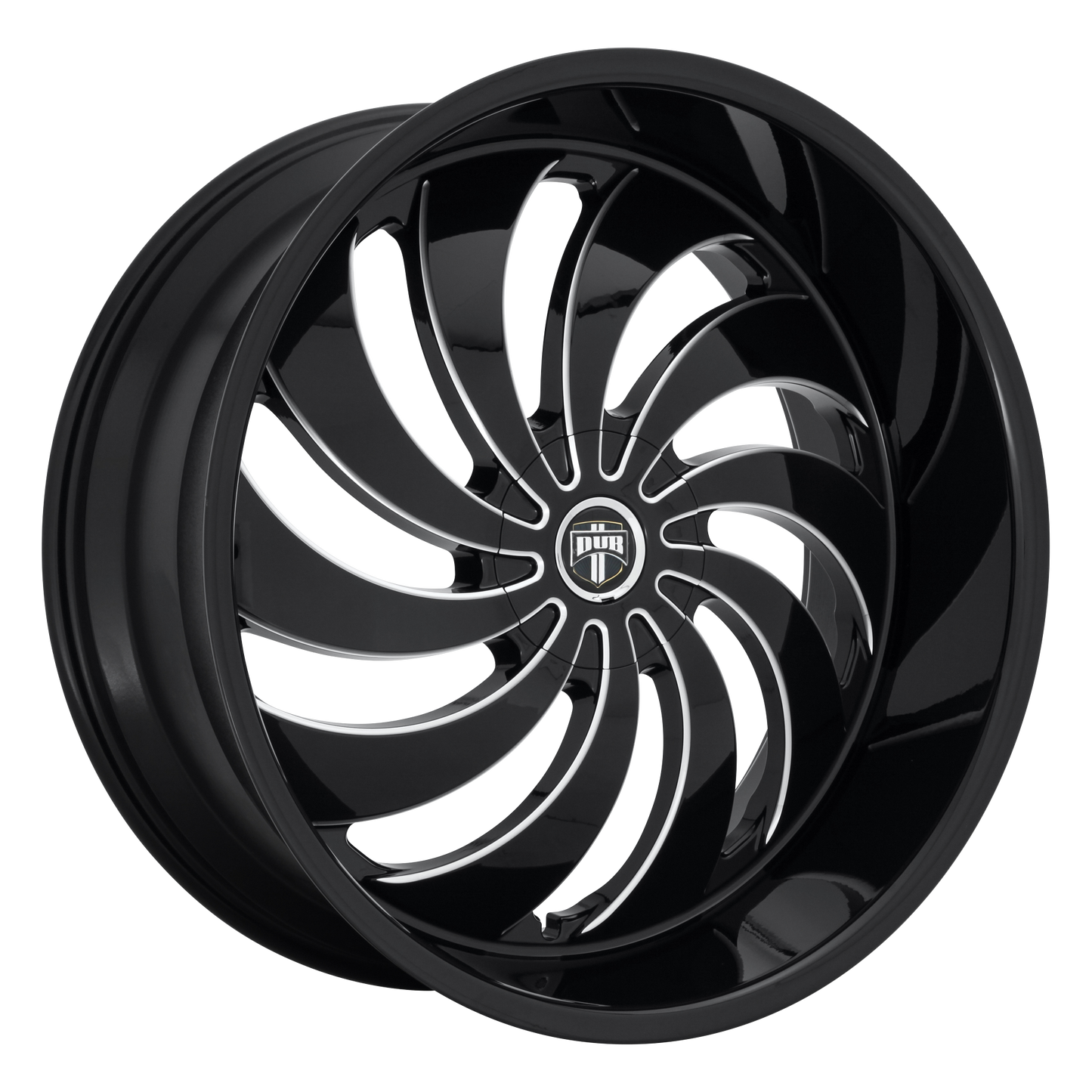 DUB S242 COJONES GLOSS BLACK MILLED