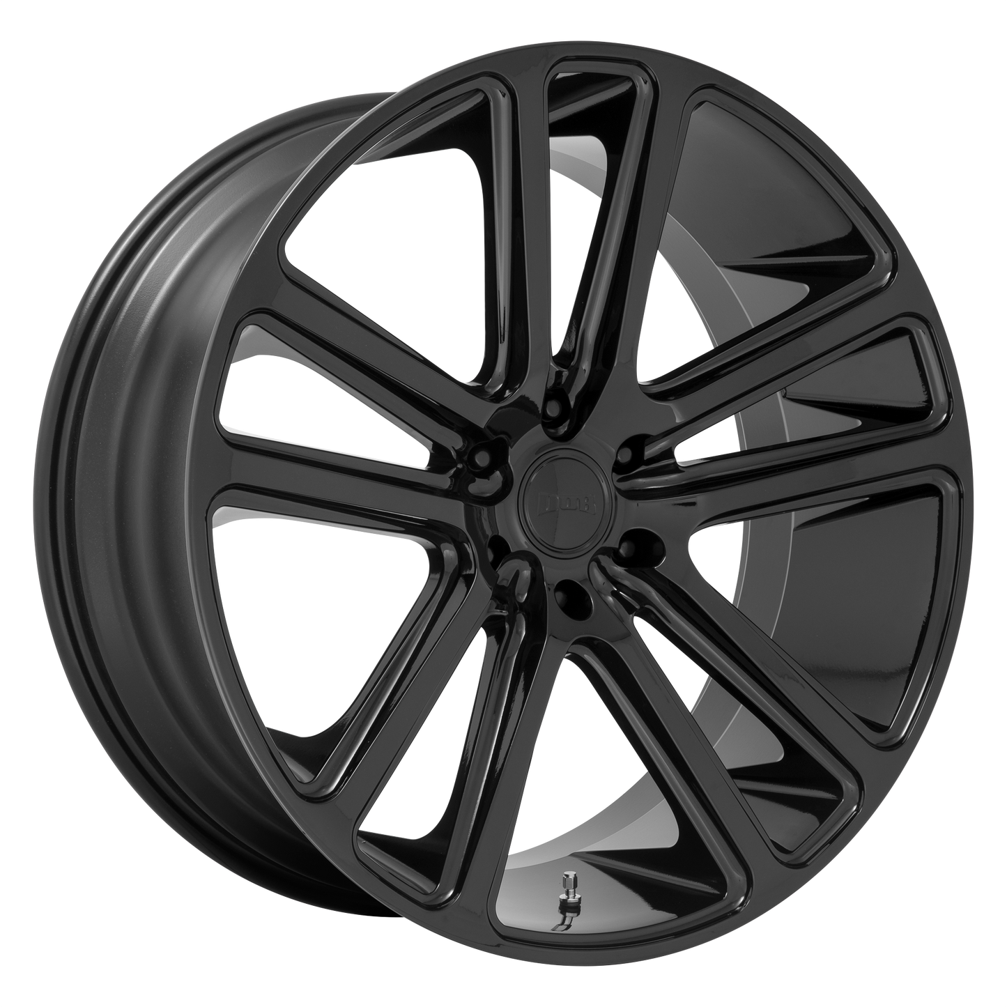 Set of 4: DUB S256 Flex Wheel, 24x10.0 +10 Offset 5x127, Gloss Black - S256240073+10