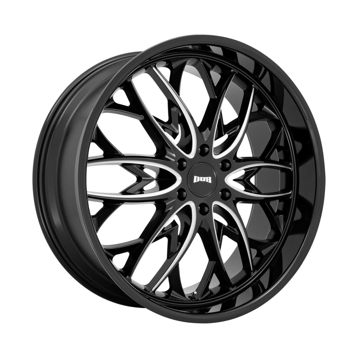 DUB S263 Og Wheel, 26x10.0 +30 Offset 6x135, Gloss Black Milled - S263260089+30