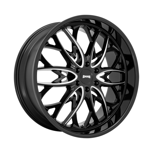 DUB S263 Og Wheel, 26x10.0 +30 Offset 6x135, Gloss Black Milled - S263260089+30