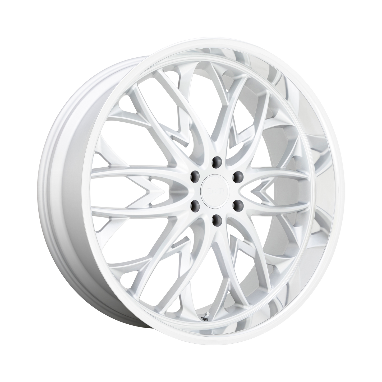 DUB S264 Og Wheel, 22x9.5 +25 Offset 6x139.7, Silver With Diamond Cut Lip - S264229584+25
