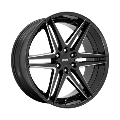 DUB S267 DIRTY DOG GLOSSY BLACK MILLED