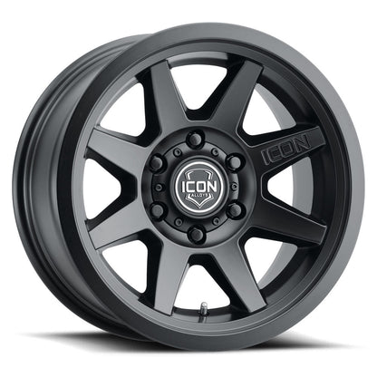 Icon Alloys 17" Rebound SLX Wheel-Satin Black Finish