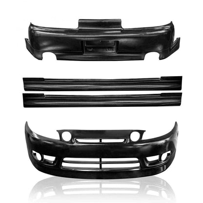 KBD - Lexus SC SC300 SC400 1992-2000 Aero Craft Style 4 Piece Polyurethane Full Body Kit with Crossbars (37-6611)