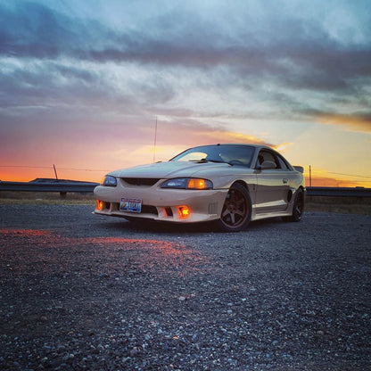 KBD - Ford Mustang 1994-1998 Sallen Style 2 Piece Polyurethane Side Skirts (37-2280)