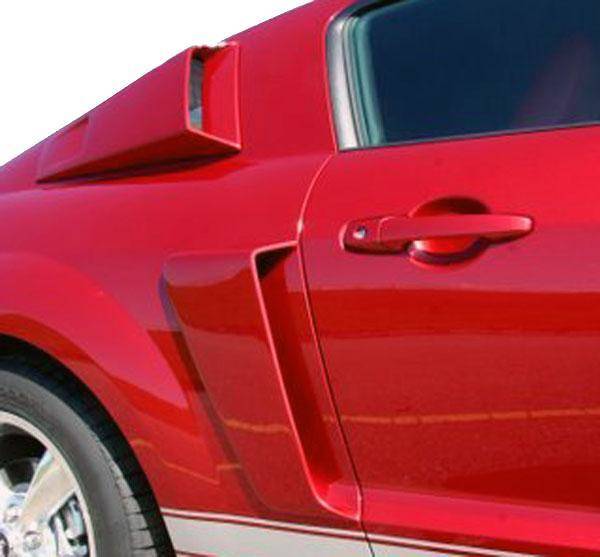 KBD - Ford Mustang 2005-2014 K Spec Style 2 Piece Polyurethane Window Scoops (37-2224)