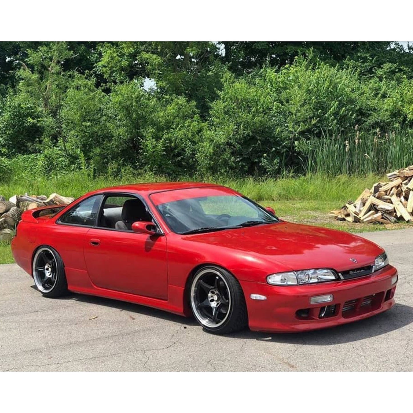 KBD - Nissan 240SX S14 1995-1996 Navan Style 1 Piece Polyurethane Front Bumper (37-6007)