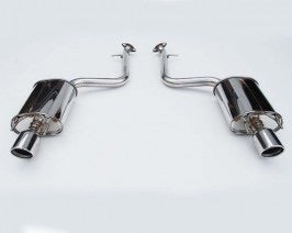 Invidia Q300 Rolled Stainless Steel Polished Tips Lexus IS350 | IS250 2014