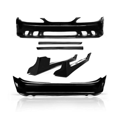 KBD - Ford Mustang 1994-1998 Sallen Style 6 Piece Polyurethane Full Body Kit (37-2118)