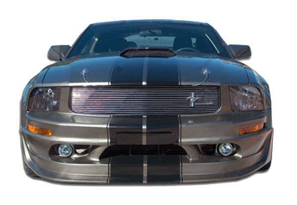 KBD - Ford Mustang GT / V8 2005-2009 Cobra R Style 1 Piece Polyurethane Front Bumper (37-2175)
