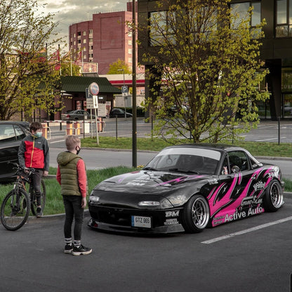 KBD - Mazda Miata 1990-1997 Deuce Style 4 Piece Polyurethane Full Body Kit (37-6624)