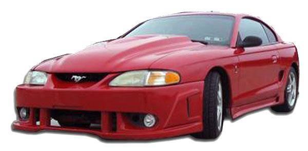 KBD - Ford Mustang 1994-1998 Spy 2 Style 1 Piece Polyurethane Front Bumper (37-2219)