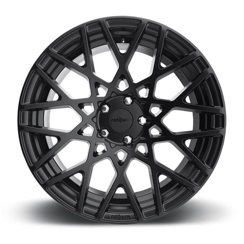 Rotiform BLQ Matte Black Cast Monoblock Wheel 18x8.5 5x100 35mm