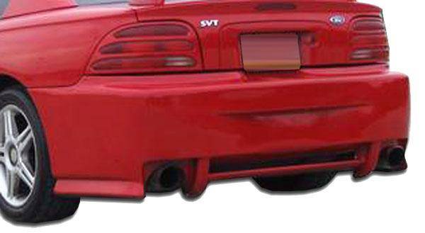 KBD - Ford Mustang 1994-1998 Spy 2 Style 1 Piece Polyurethane Rear Bumper (37-2220)