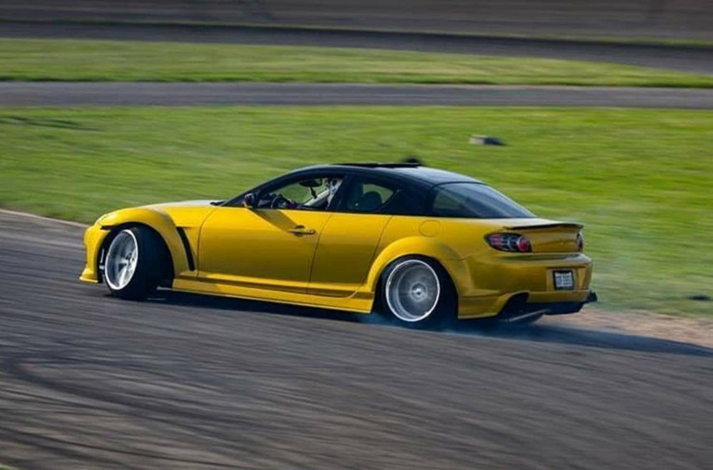 KBD - Mazda RX8 2004-2008 MS Style 4 Piece Polyurethane Full Body Kit (37-2071)