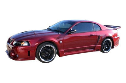 KBD - Ford Mustang 1999-2004 Spy 2 Style 2 Piece Polyurethane Side Skirts (37-2283)