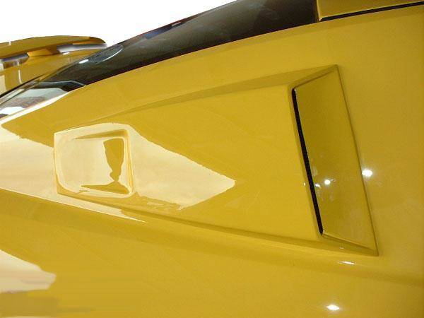 KBD - Ford Mustang 2005-2014 K Spec Style 2 Piece Polyurethane Window Scoops (37-2224)
