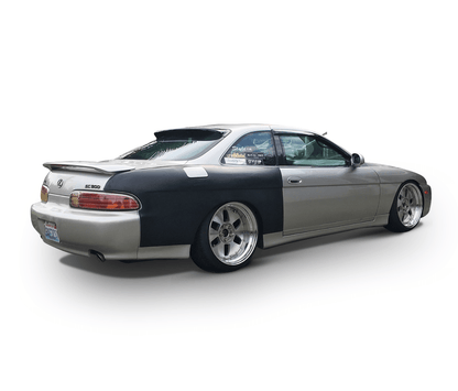 KBD - Lexus SC SC300 SC400 1992-2000 KBD Style 4 Piece Polyurethane 50mm Rear Over Fenders (with Gas Cap Extensions) (37-6055)