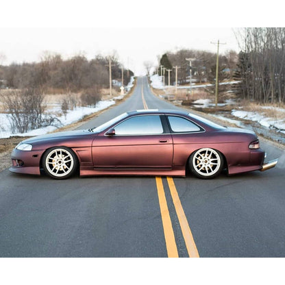 KBD - Lexus SC SC300 SC400 1992-2000 VTX Style 2 Piece Polyurethane Side Skirts (37-6063)