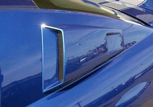 KBD - Ford Mustang 2005-2014 K Spec Style 2 Piece Polyurethane Window Scoops (37-2224)
