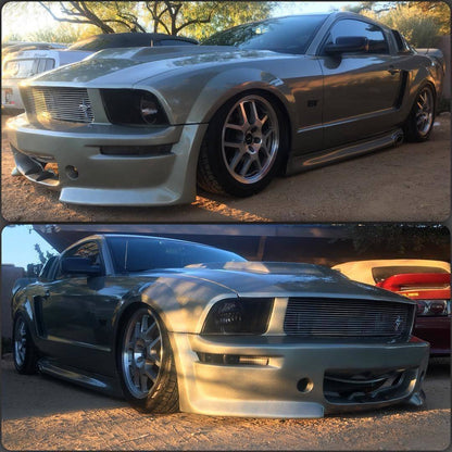 KBD - Ford Mustang 2005-2009 Eleanor Style 2 Piece Polyurethane Side Skirts (37-2284)