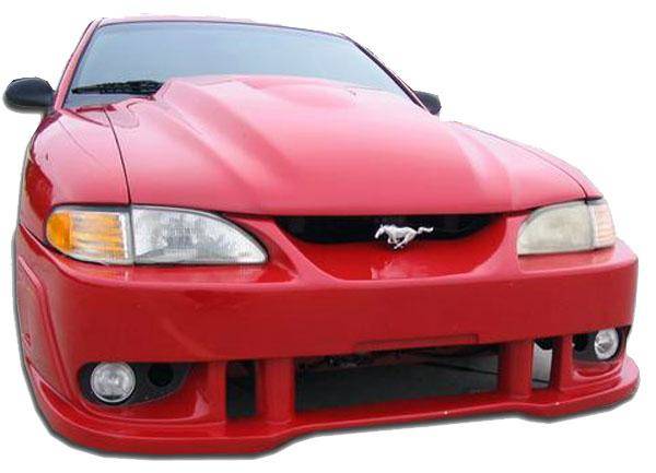 KBD - Ford Mustang 1994-1998 Spy 2 Style 1 Piece Polyurethane Front Bumper (37-2219)