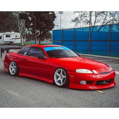 KBD - Lexus SC SC300 SC400 1992-2000 VTX Style 4 Piece Polyurethane Full Body Kit (37-6612)